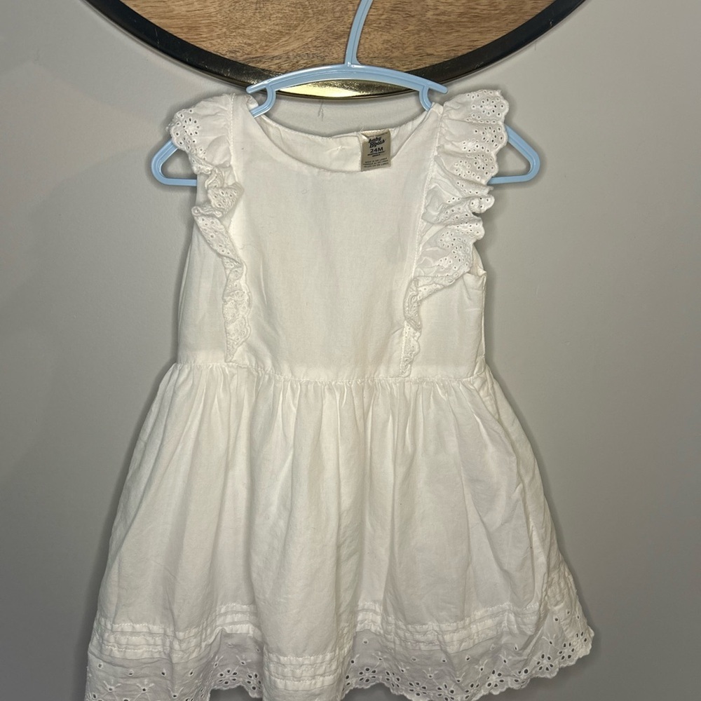 5 for $30 OshKosh B'gosh White Eyelet Ruffle Dress